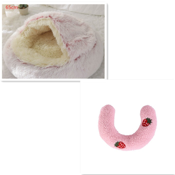 Winter Bed Round Plush Warm