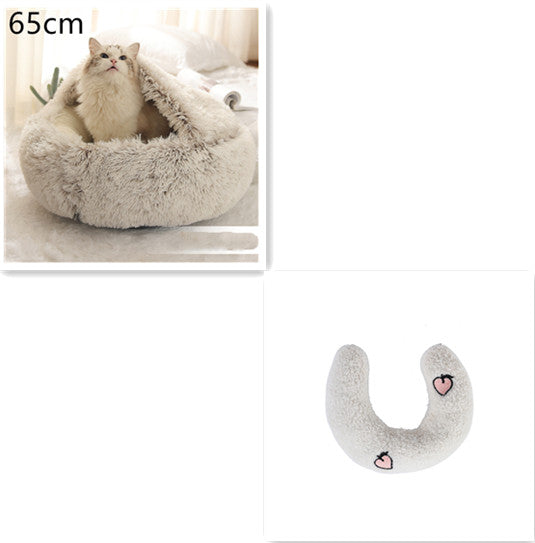 Winter Bed Round Plush Warm