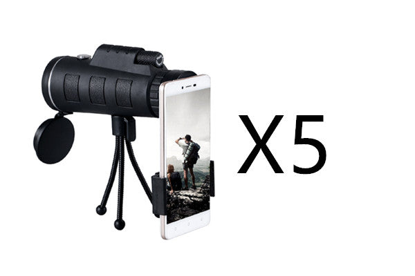 Works with Apple also, Telescope