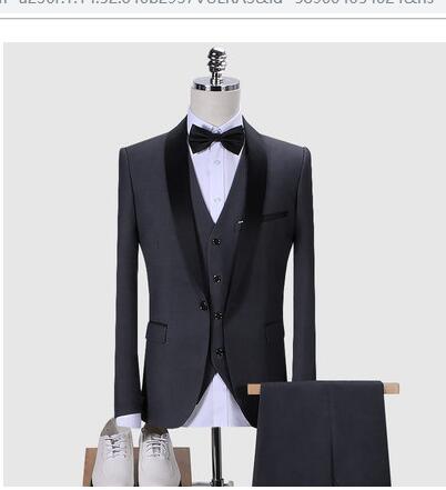 Suits 3Pcs Formal/Casual Slim