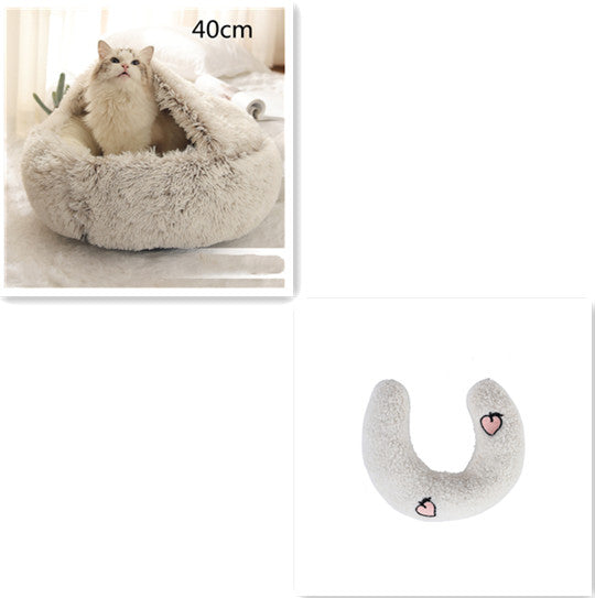 Winter Bed Round Plush Warm