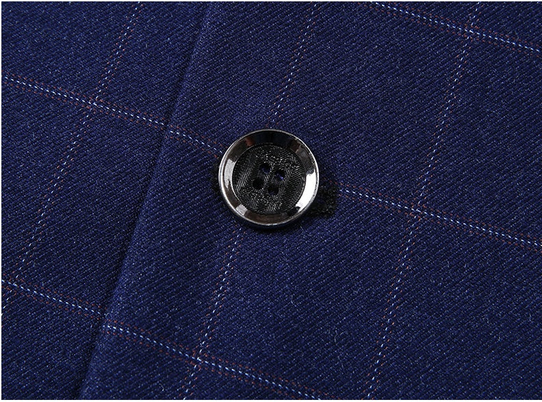 Leisure Suits Men Coat Plaid