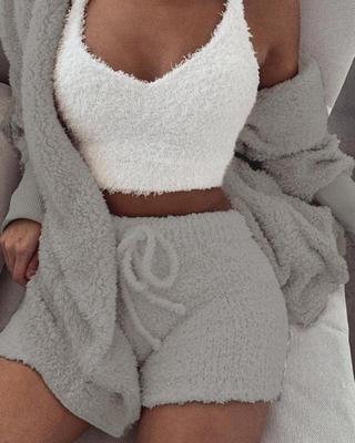 3pcs Woman's Tank Top+ Shorts Pj's