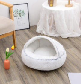 Winter Bed Round Plush Warm