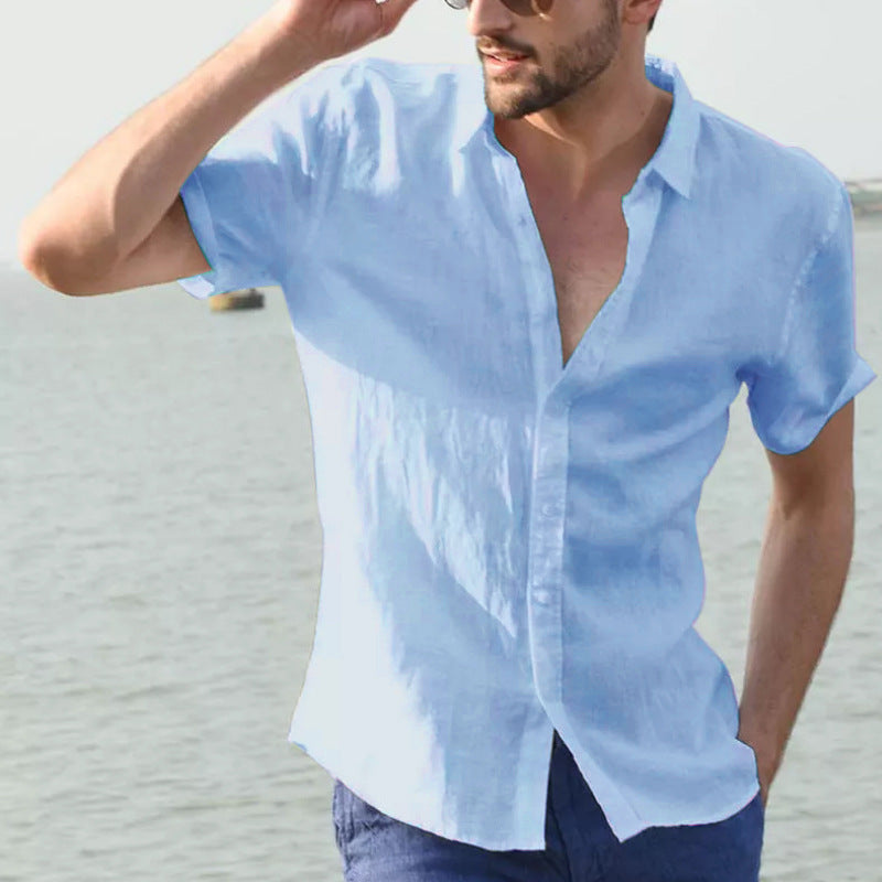 Summer Short-sleeved Tops Men