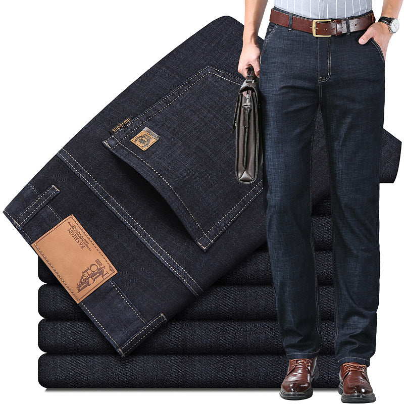 Men Spring Summer Denim Pants