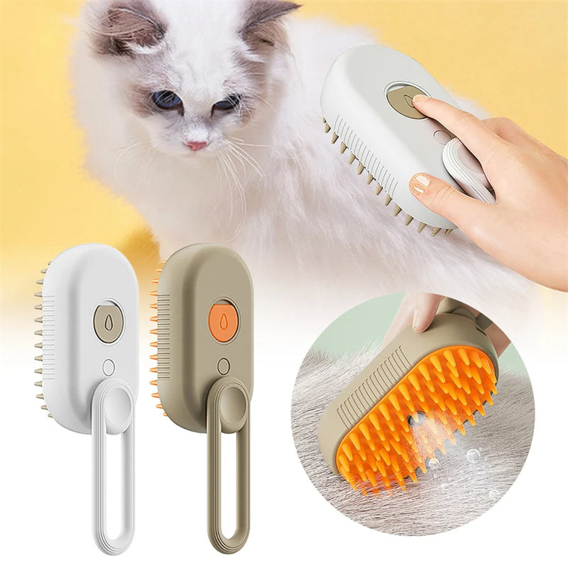 Cat & Dog Steam Brush 3 In 1