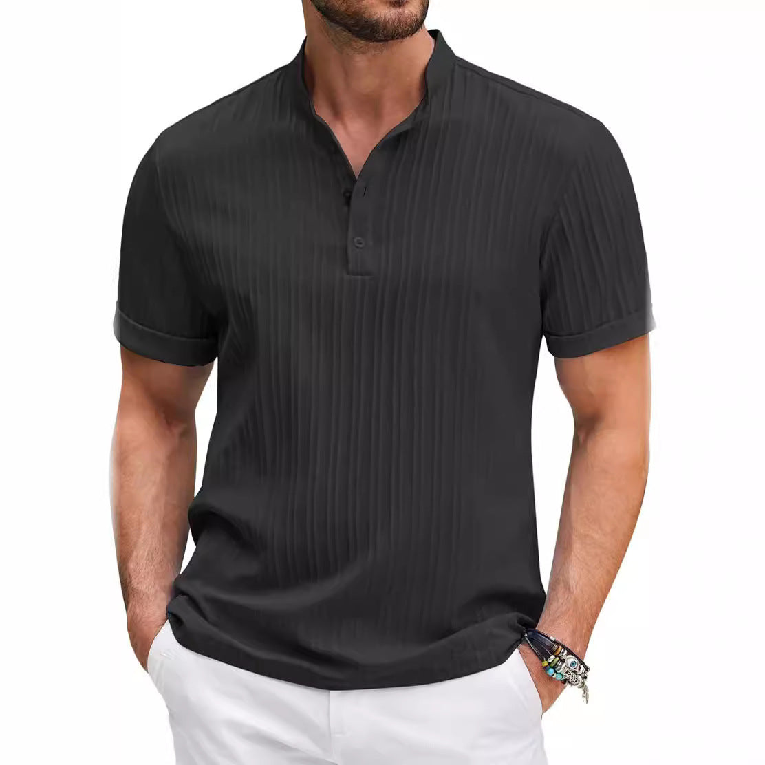 Short Sleeve T-shirt Casual Beach Men
