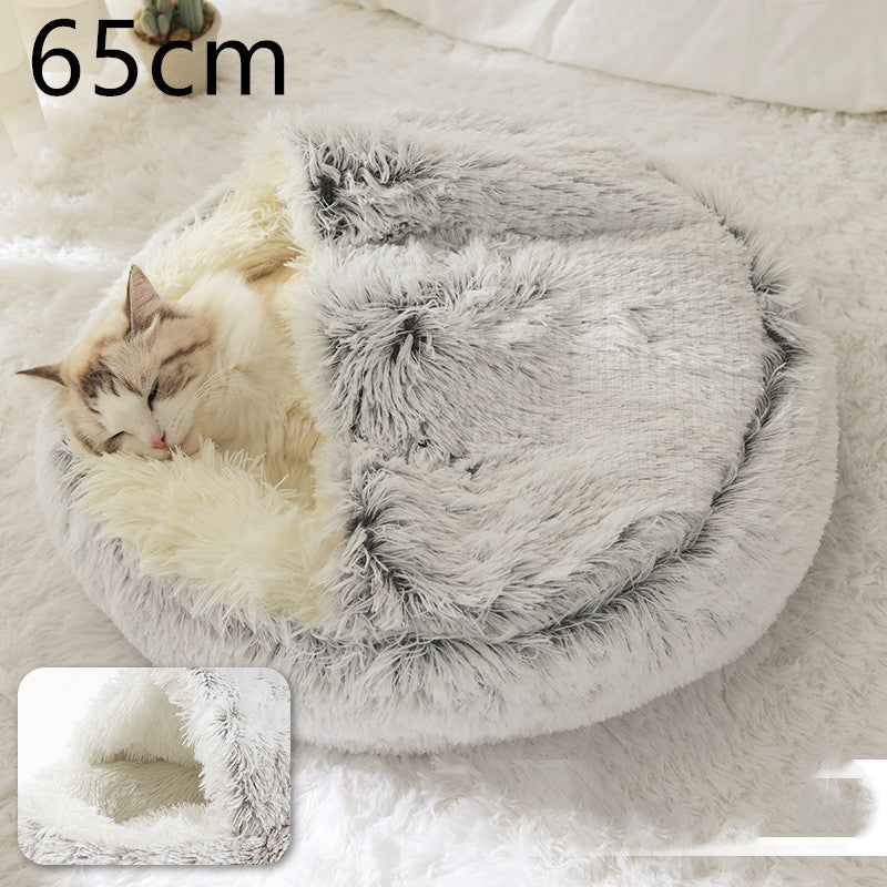Winter Bed Round Plush Warm