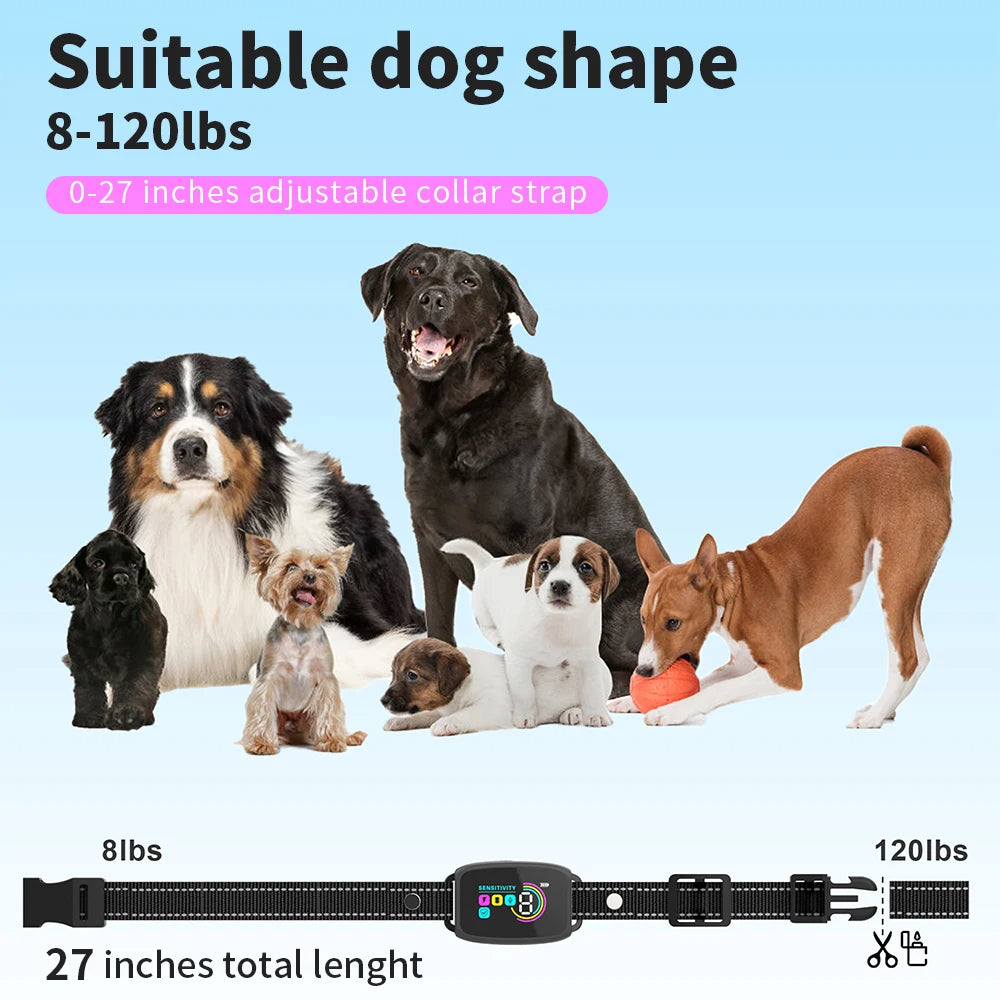 Stop Barking HD Waterpr Collar Dogs