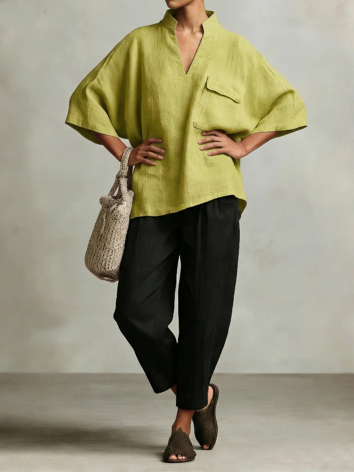 Loose-fit Women's Linen Shirt