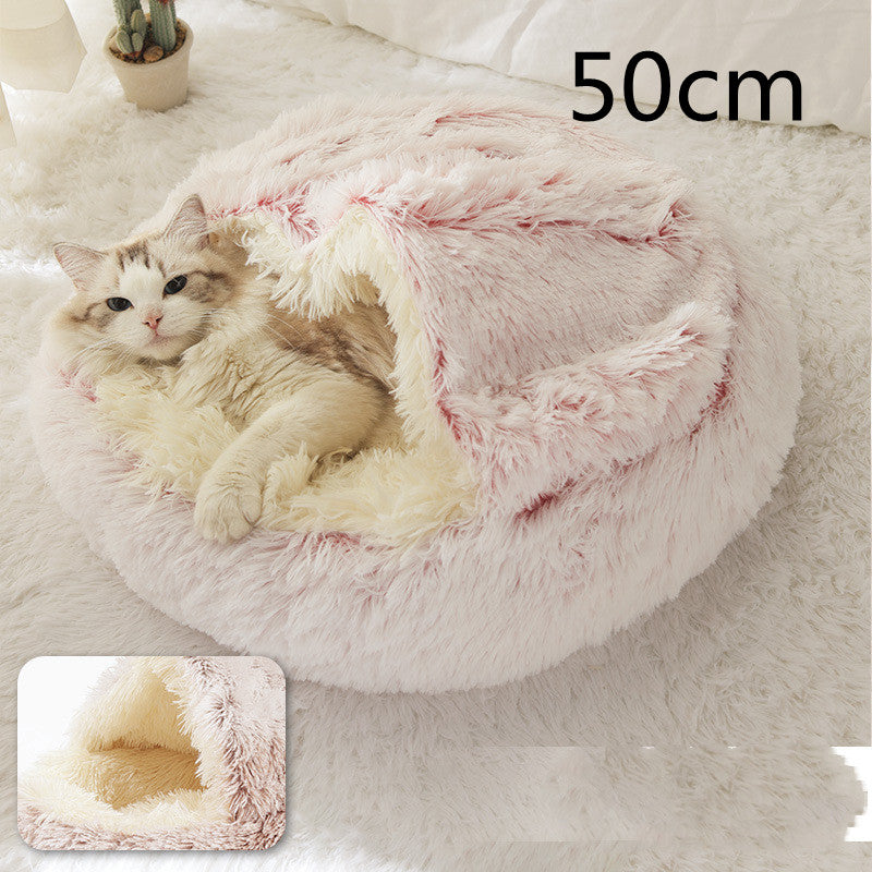 Winter Bed Round Plush Warm