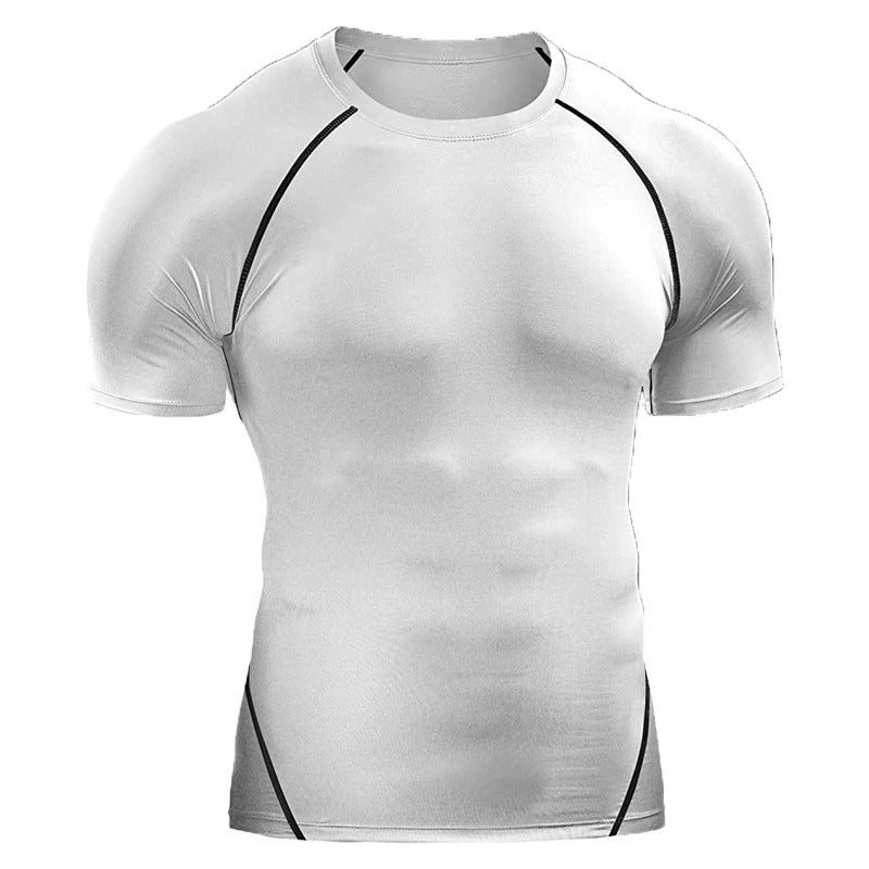 Men's short sleeve workout shirt