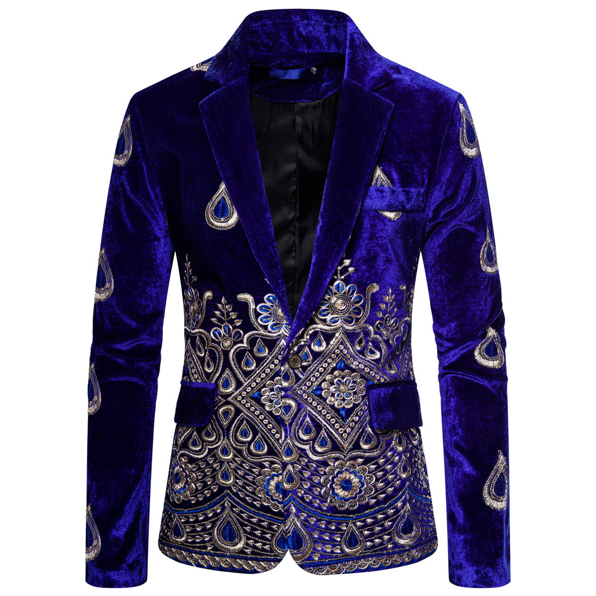 Print Single-breasted Suits For Men