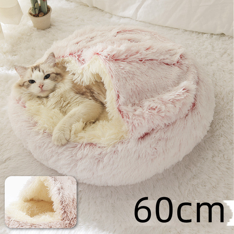 Winter Bed Round Plush Warm