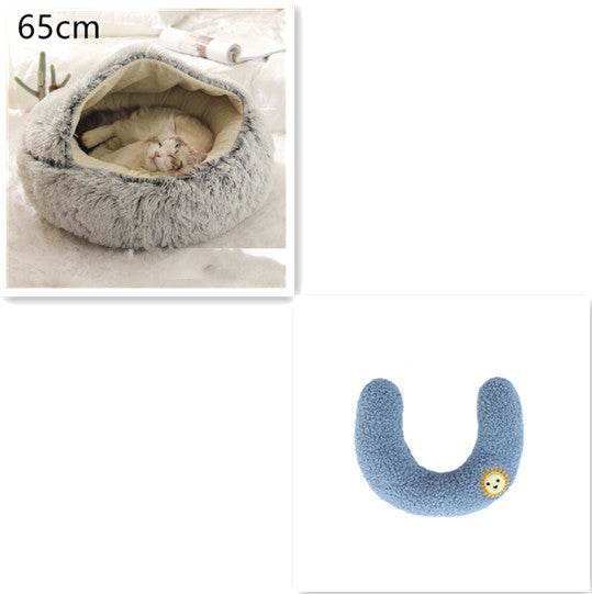 Winter Bed Round Plush Warm