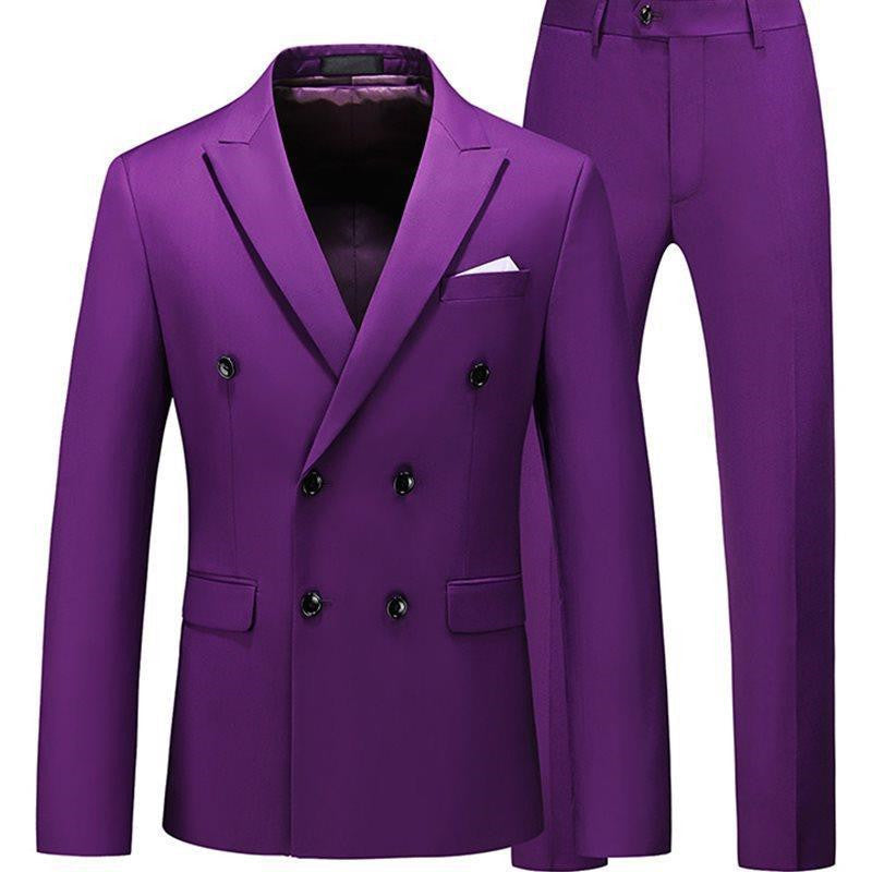Men 2 Pcs Slim Fit Casual Tuxedo