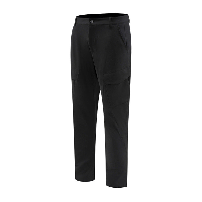 Straight Multi-pocket Cargo Pants Men