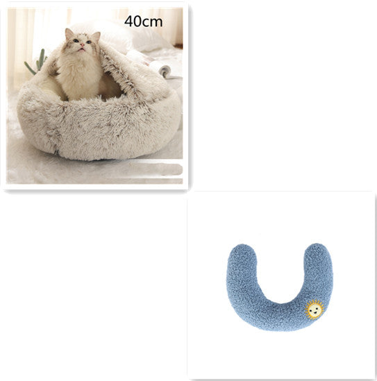 Winter Bed Round Plush Warm