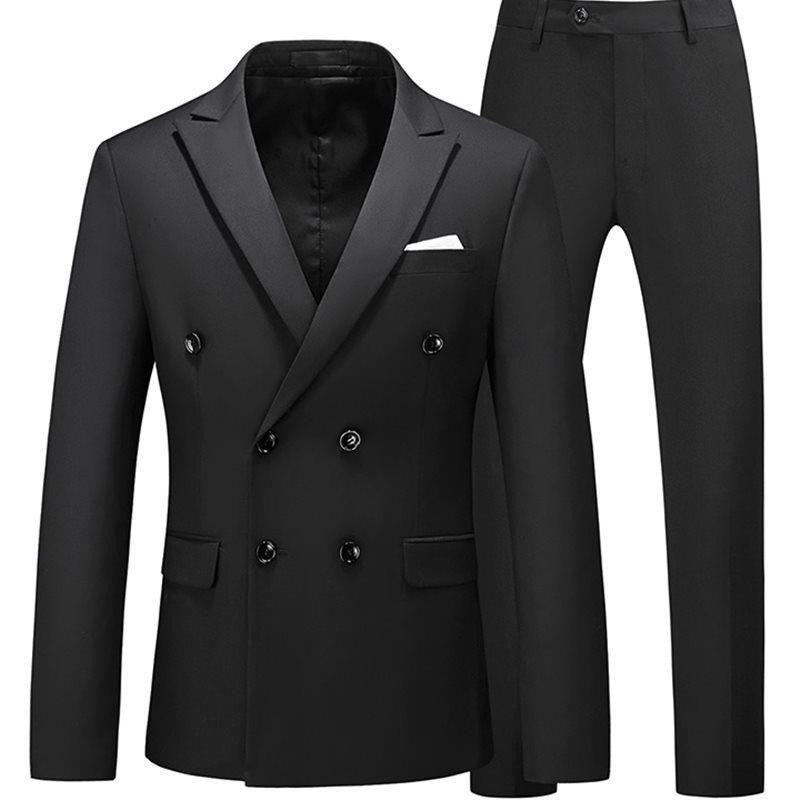 Men 2 Pcs Slim Fit Casual Tuxedo