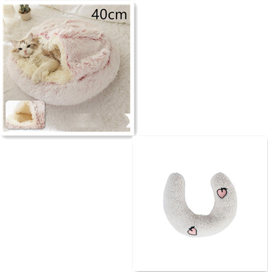 Winter Bed Round Plush Warm