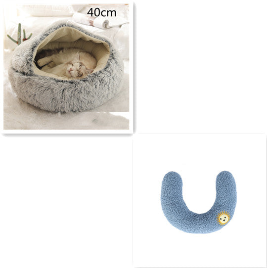 Winter Bed Round Plush Warm