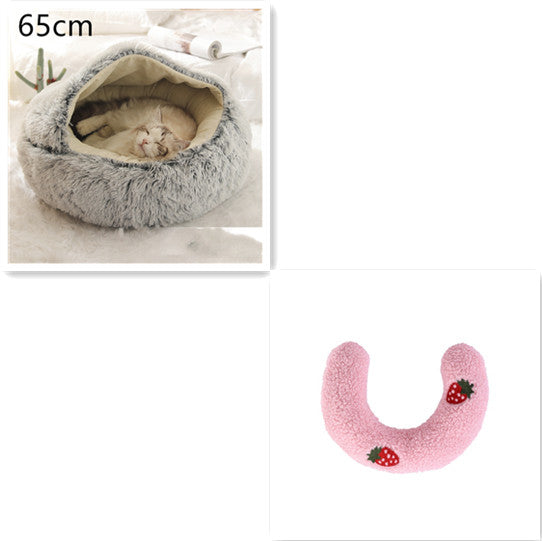Winter Bed Round Plush Warm