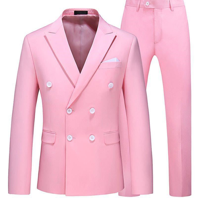 Men 2 Pcs Slim Fit Casual Tuxedo
