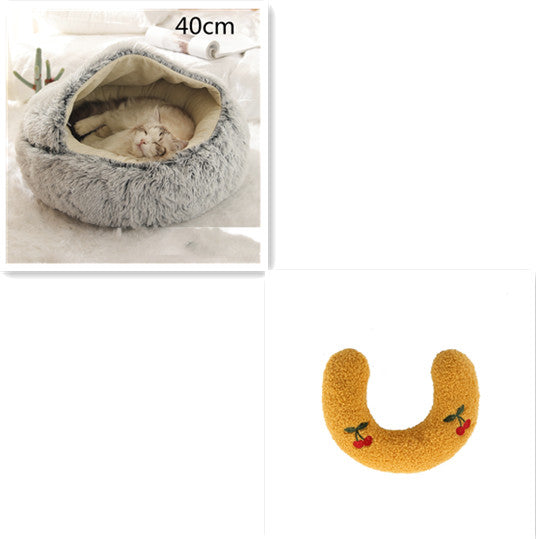 Winter Bed Round Plush Warm