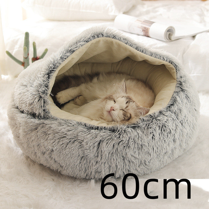 Winter Bed Round Plush Warm