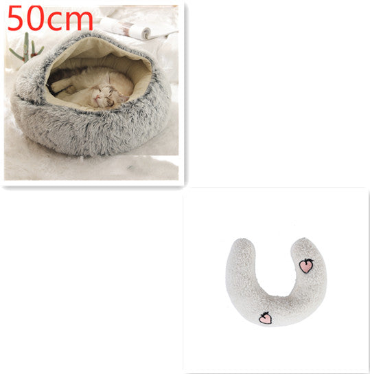 Winter Bed Round Plush Warm