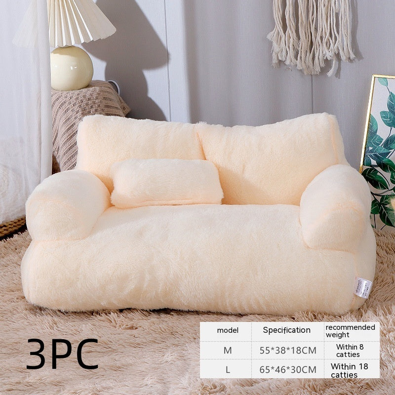 Luxury Cat or dog Bed Sofa Warm