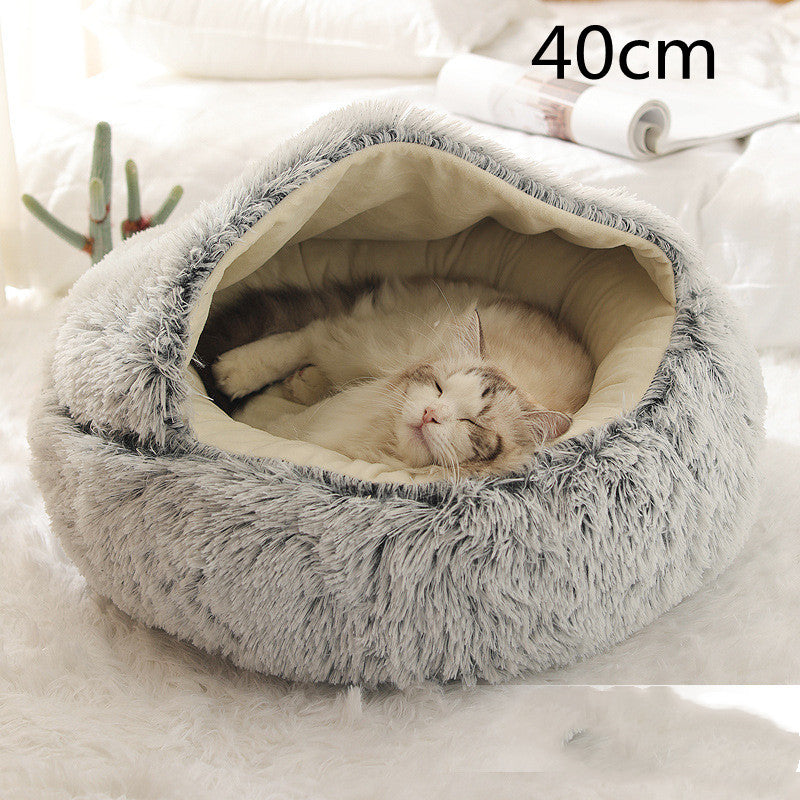 Winter Bed Round Plush Warm