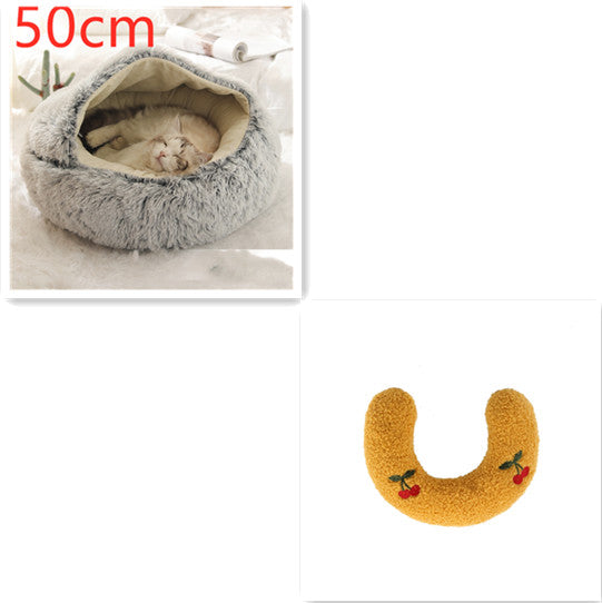 Winter Bed Round Plush Warm