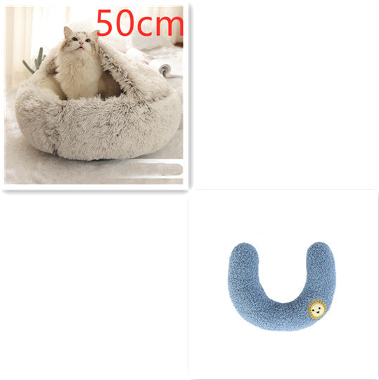 Winter Bed Round Plush Warm