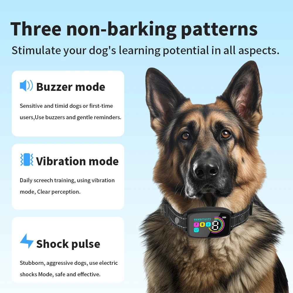 Stop Barking HD Waterpr Collar Dogs