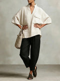 Loose-fit Women's Linen Shirt
