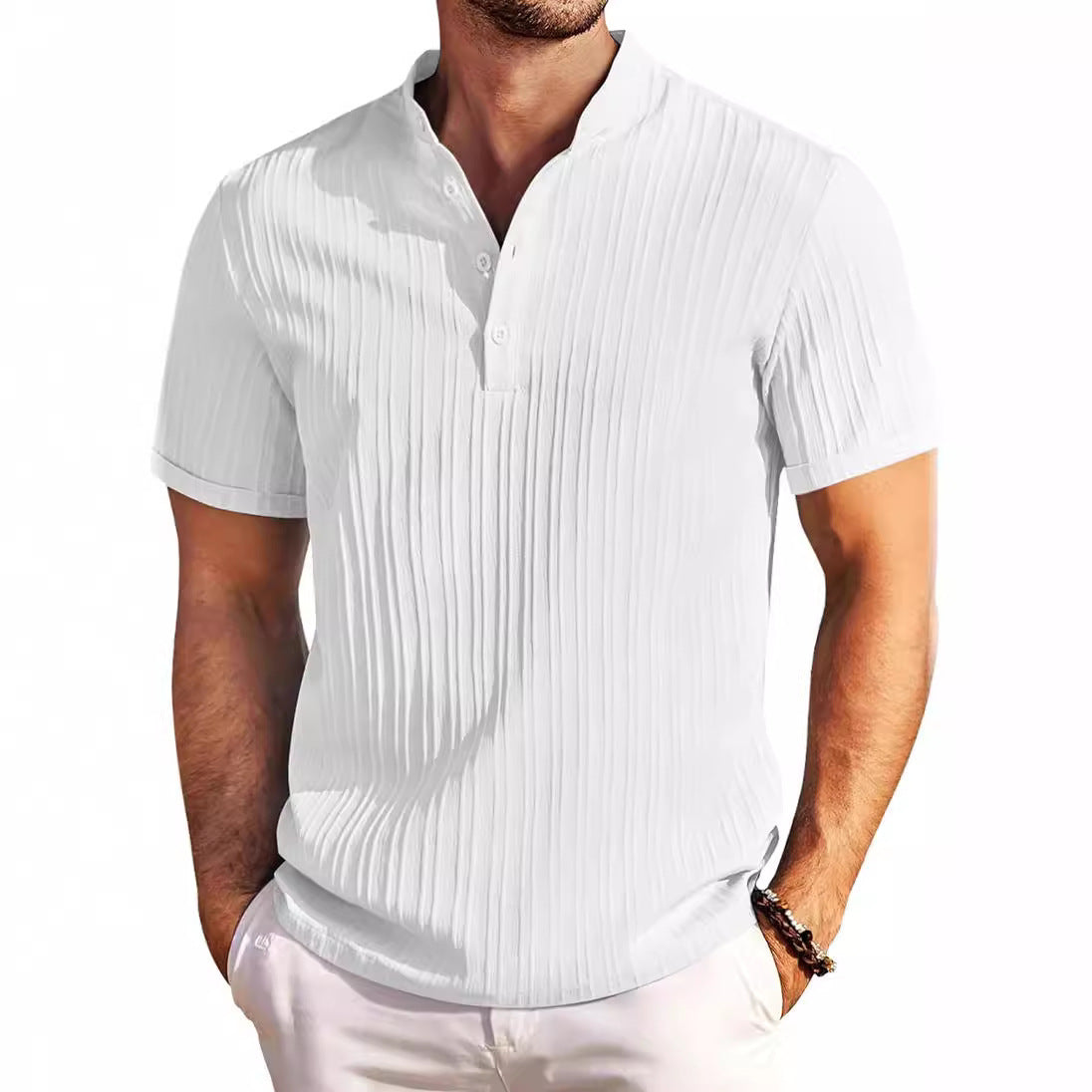 Short Sleeve T-shirt Casual Beach Men
