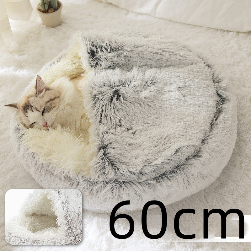 Winter Bed Round Plush Warm