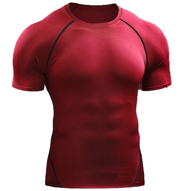 Men's short sleeve workout shirt