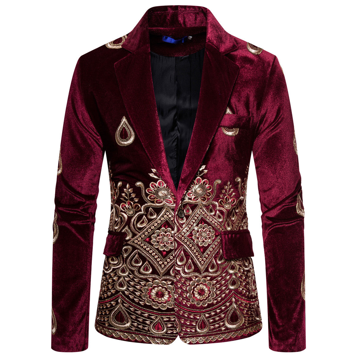 Print Single-breasted Suits For Men