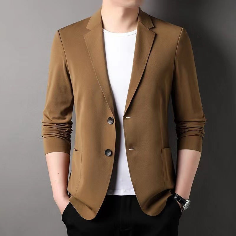 Autumn Men's T-Shirt Coat Korean