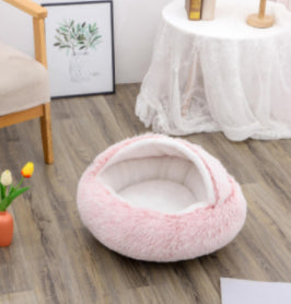 Winter Bed Round Plush Warm