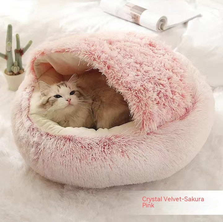 Winter Bed Round Plush Warm