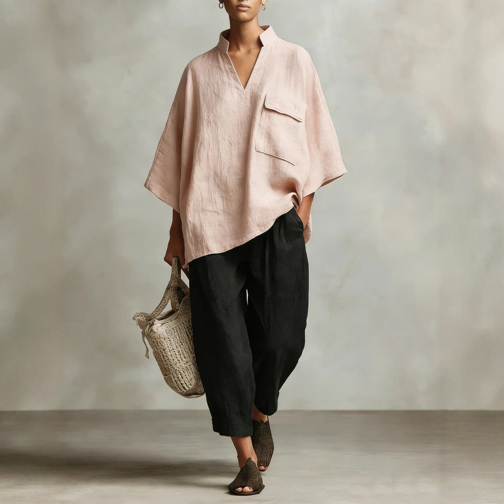 Loose-fit Women's Linen Shirt