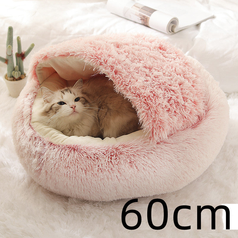 Winter Bed Round Plush Warm