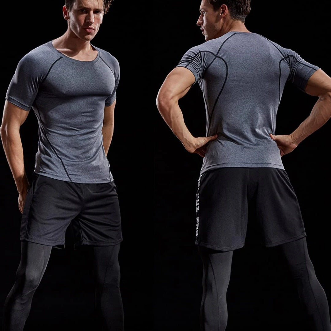 Men's short sleeve workout shirt