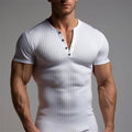 Slim Fit Short-sleeved Shirts Men's