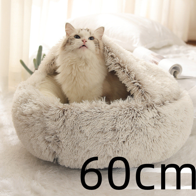 Winter Bed Round Plush Warm