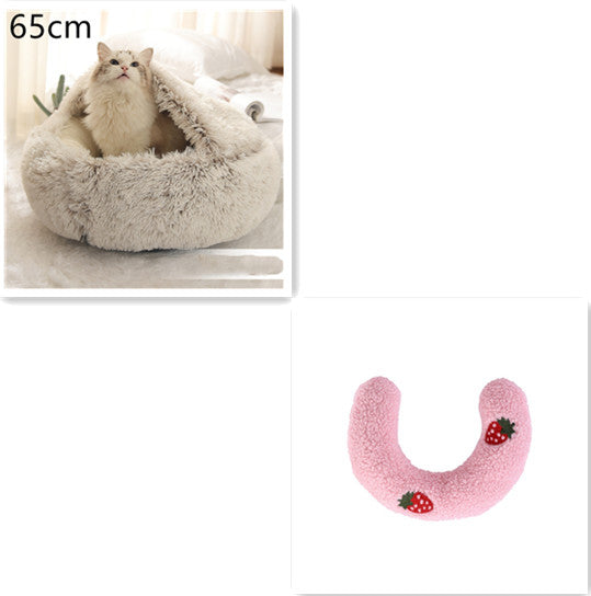 Winter Bed Round Plush Warm
